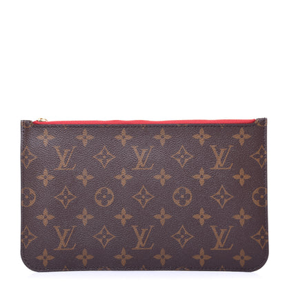 Louis Vuitton Monogram Neverfull MM GM Pochette Cherry 1 of 9