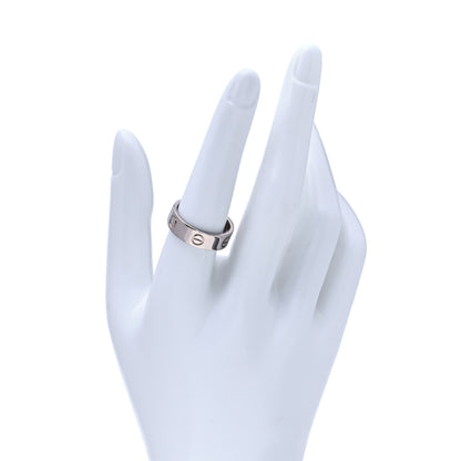 Cartier 18K White Gold 5.5mm LOVE Ring 57 8 2 of 5