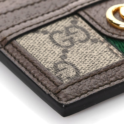 Gucci GG Supreme Monogram Ophidia Card Holder Brown 6 of 8