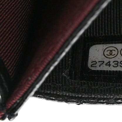 Chanel Caviar Quilted Flap Card Holder Black 7 of 8