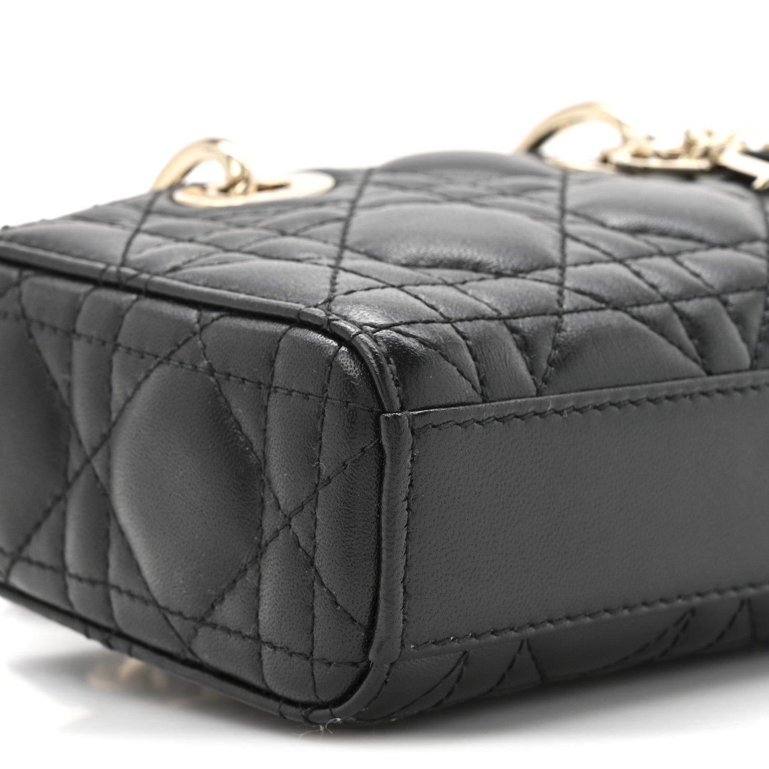 Christian Dior Lambskin Cannage Micro Lady D-Joy Black 10 of 10