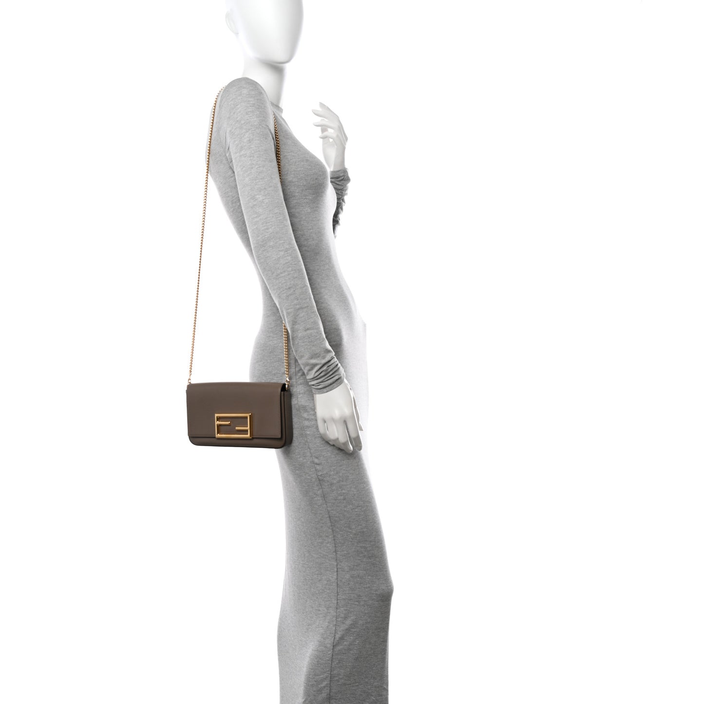 Vitello Palmellato Wallet on Chain with Pouches Tartufo