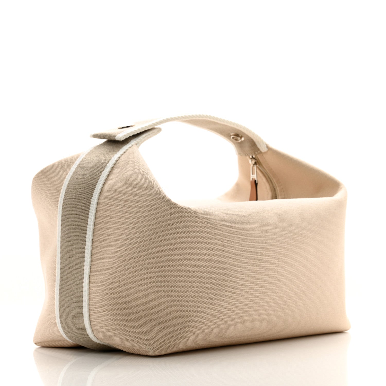 Hermes Canvas Large Bride-A-Brac Pouch Natural 3 of 8
