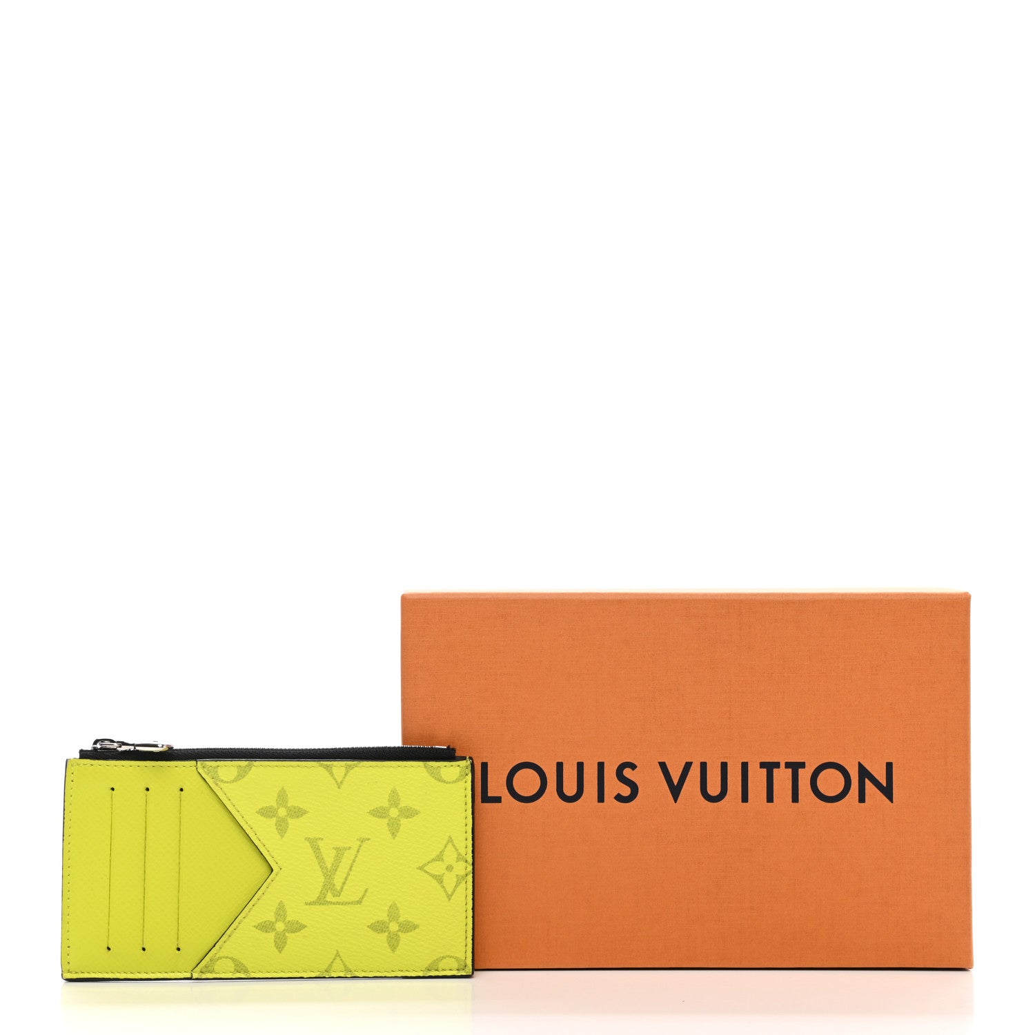 Louis Vuitton Monogram Taiga Coin Card Holder Yellow 8 of 8