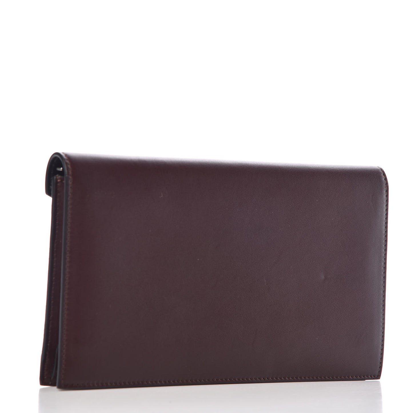 Pony Hair Calfskin Diamond Multifunction Wallet Burgundy