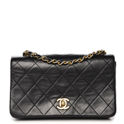 Chanel Lambskin Quilted Mini Flap Black 1 of 7
