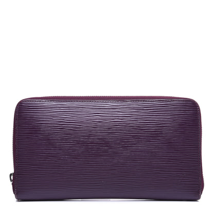 Louis Vuitton Epi Zippy Organizer Wallet Cassis 1 of 9