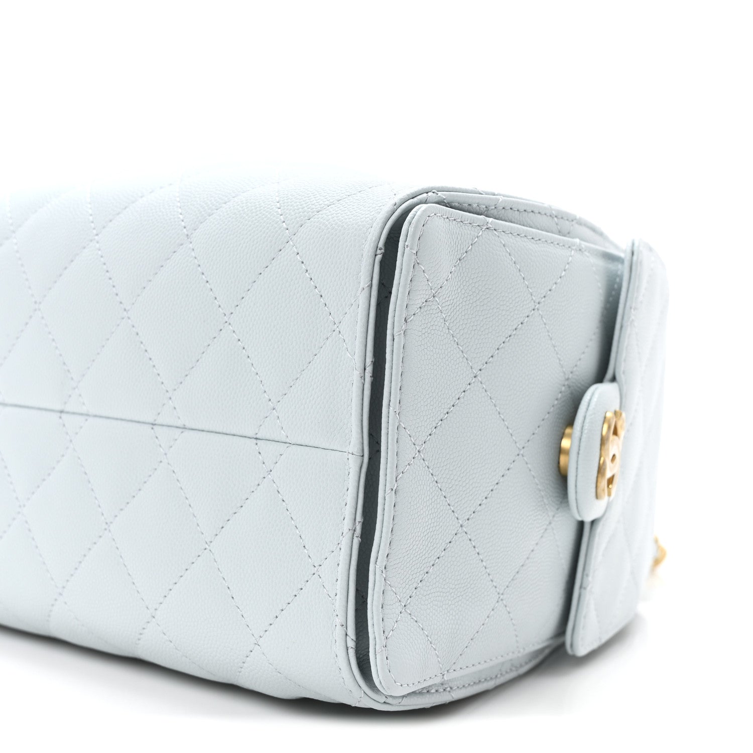 Chanel Caviar Quilted Small Chanel 25 Handbag Light Blue 10 of 10