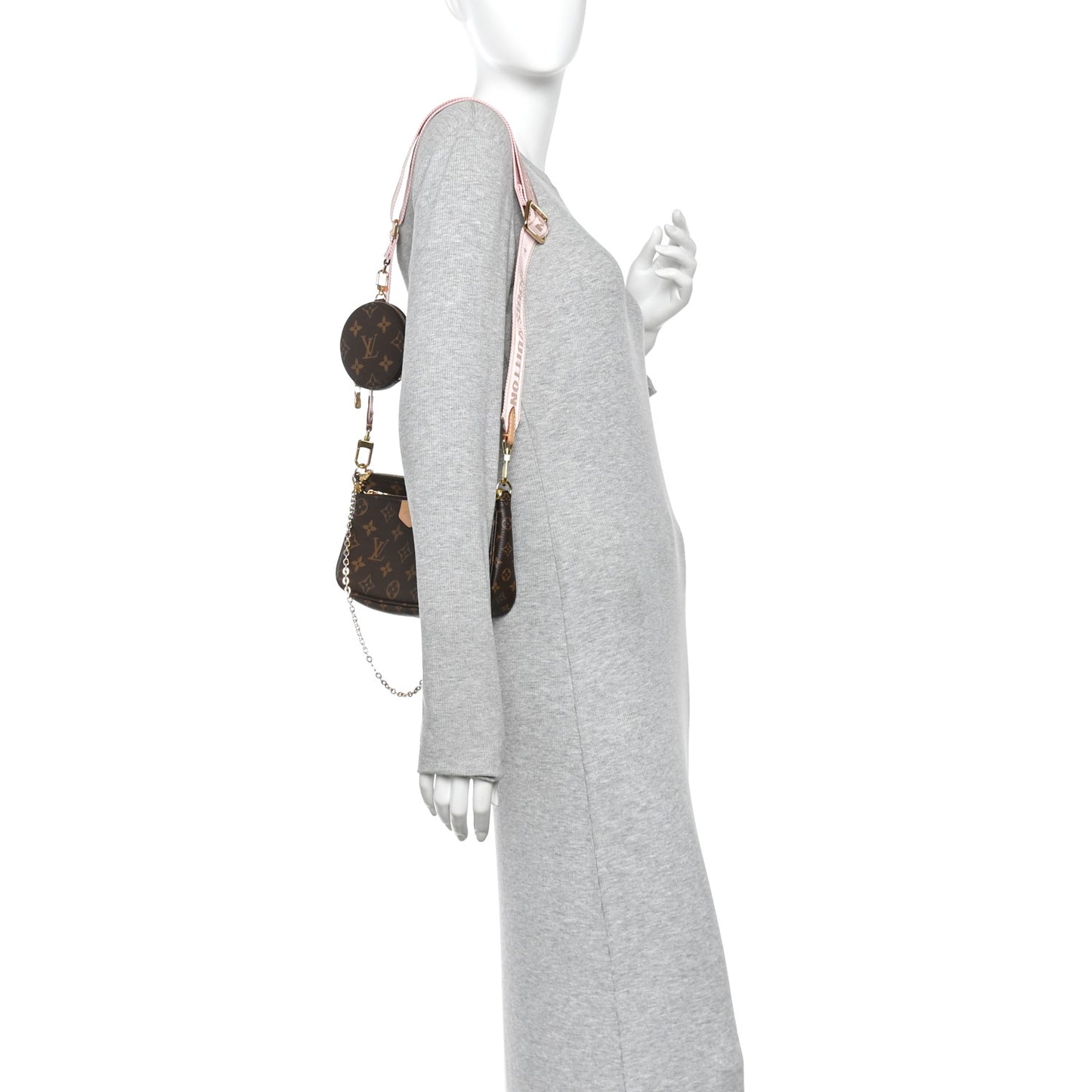 Monogram Multi Pochette Accessories Rose Clair