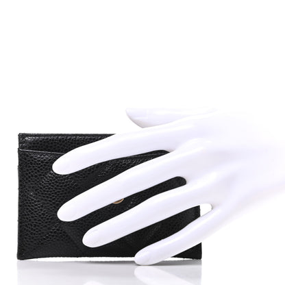 Chanel Caviar Quilted Card Holder Black 2 of 8