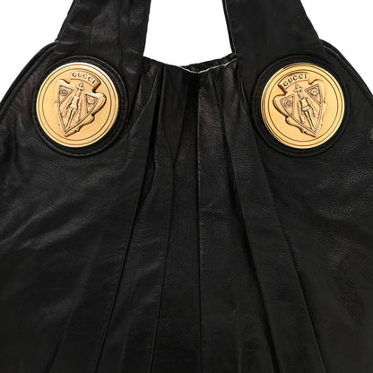 Gucci Calfskin Small Hysteria Top Handle Bag Black 8 of 10