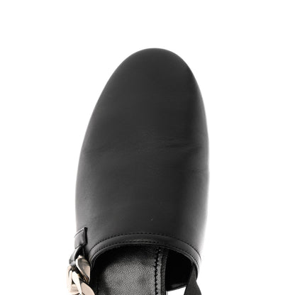 Givenchy Lambskin Chain Mule 36.5 Black 9 of 12
