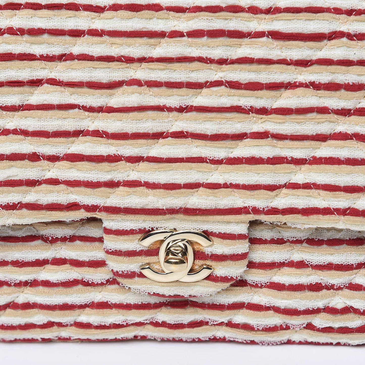 Jersey Quilted Medium Coco Sailor Flap Red White