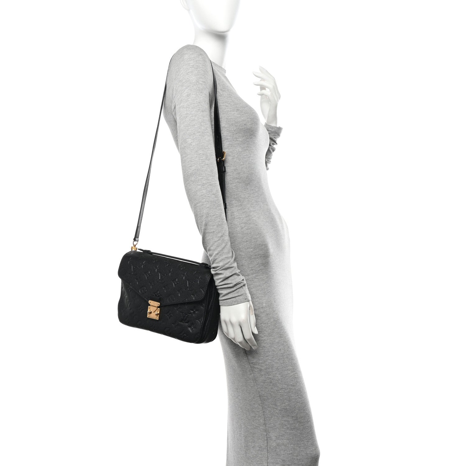 Louis Vuitton Empreinte Pochette Metis Black 2 of 18