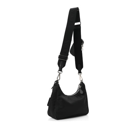 Prada Re-Nylon Saffiano Re-Edition 2005 Shoulder Bag Black 3 of 10