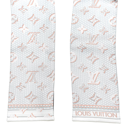 Louis Vuitton Silk Monodots Bandeau Light Blue 3 of 6