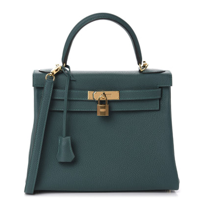 Hermes Togo Kelly Retourne 28 Malachite 1 of 39