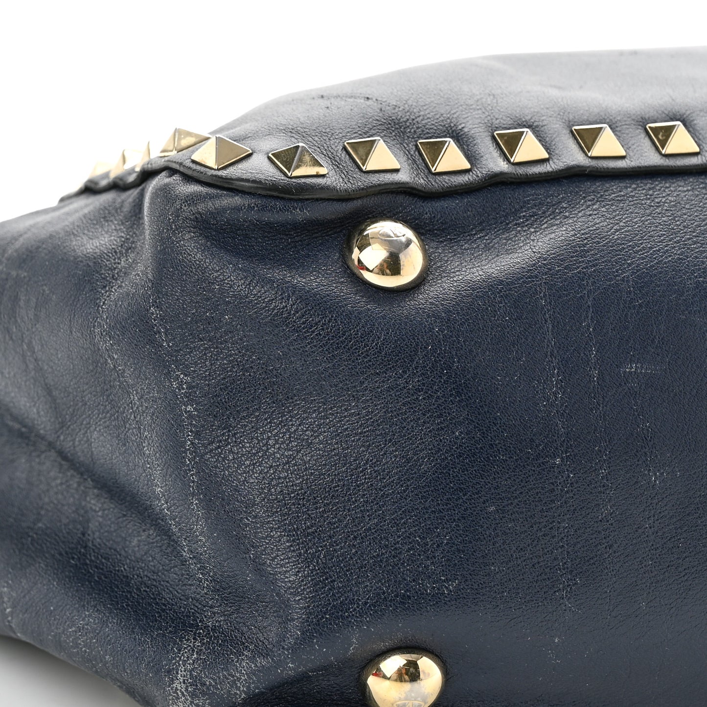Vitello Small Rockstud Tote Marine