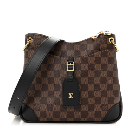 Louis Vuitton Damier Ebene Odeon PM Black 1 of 10