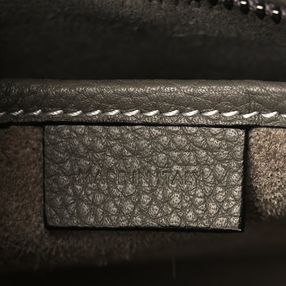 Celine Drummed Calfskin Nano Luggage Souris 7 of 11