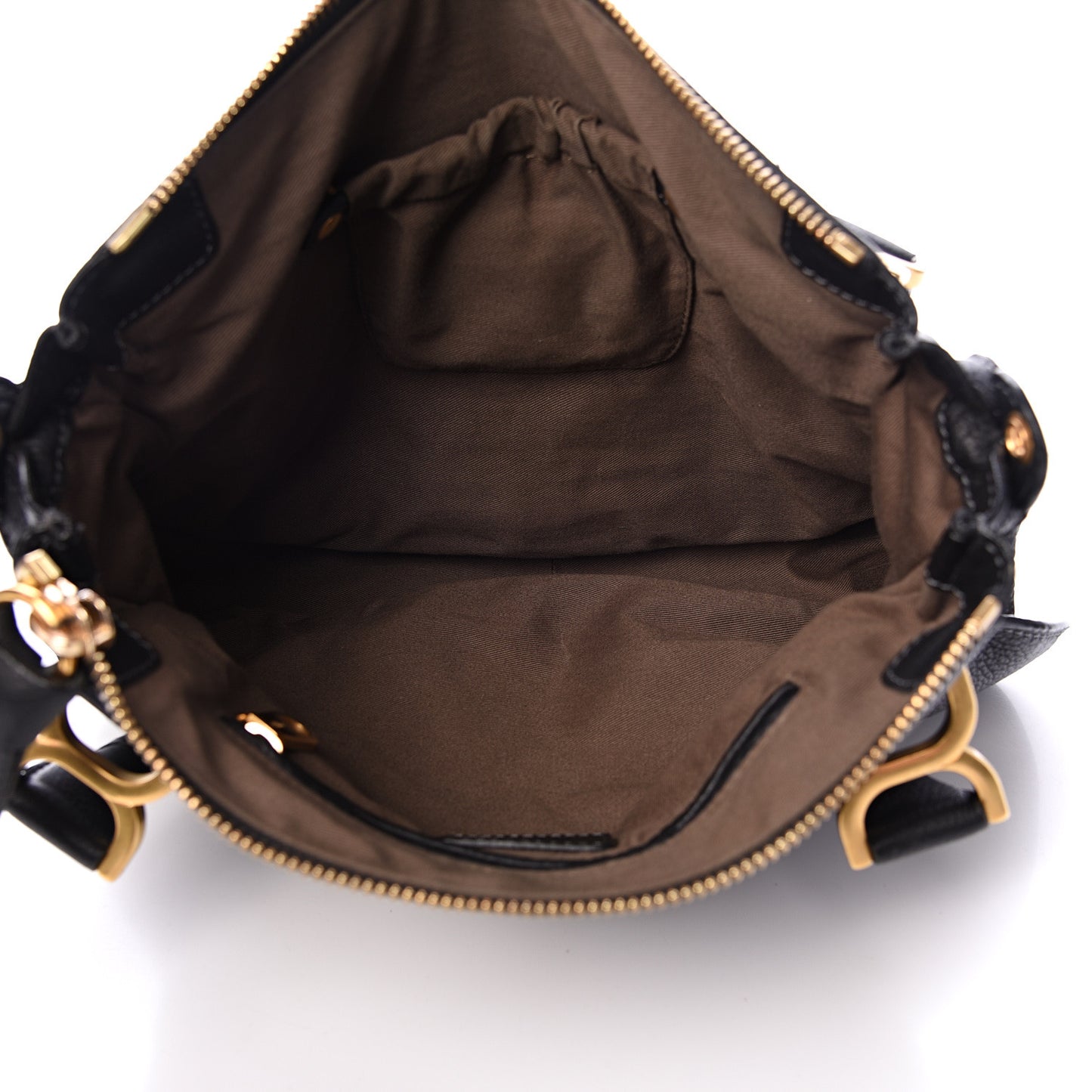 Calfskin Medium Marcie Satchel Black