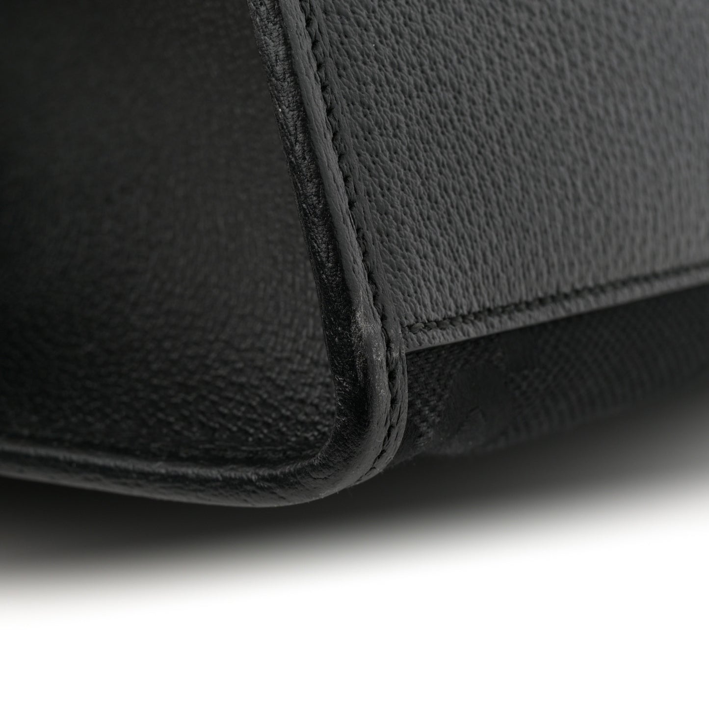 Monogram Jumbo GG Textured Dollar Calfskin Tote Bag Black