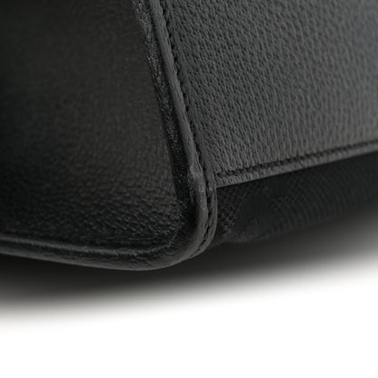 Gucci Monogram Jumbo GG Textured Dollar Calfskin Tote Bag Black 11 of 12