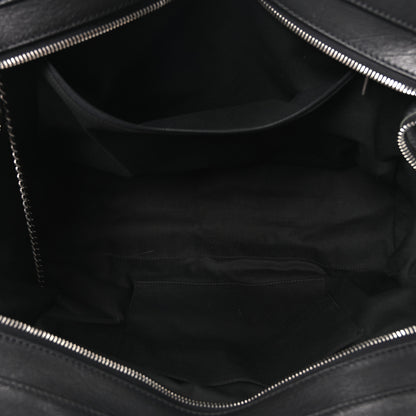 Chanel Calfskin Terrycloth Quilted Large Reissue Bowling Bag Tote Black 4 of 9