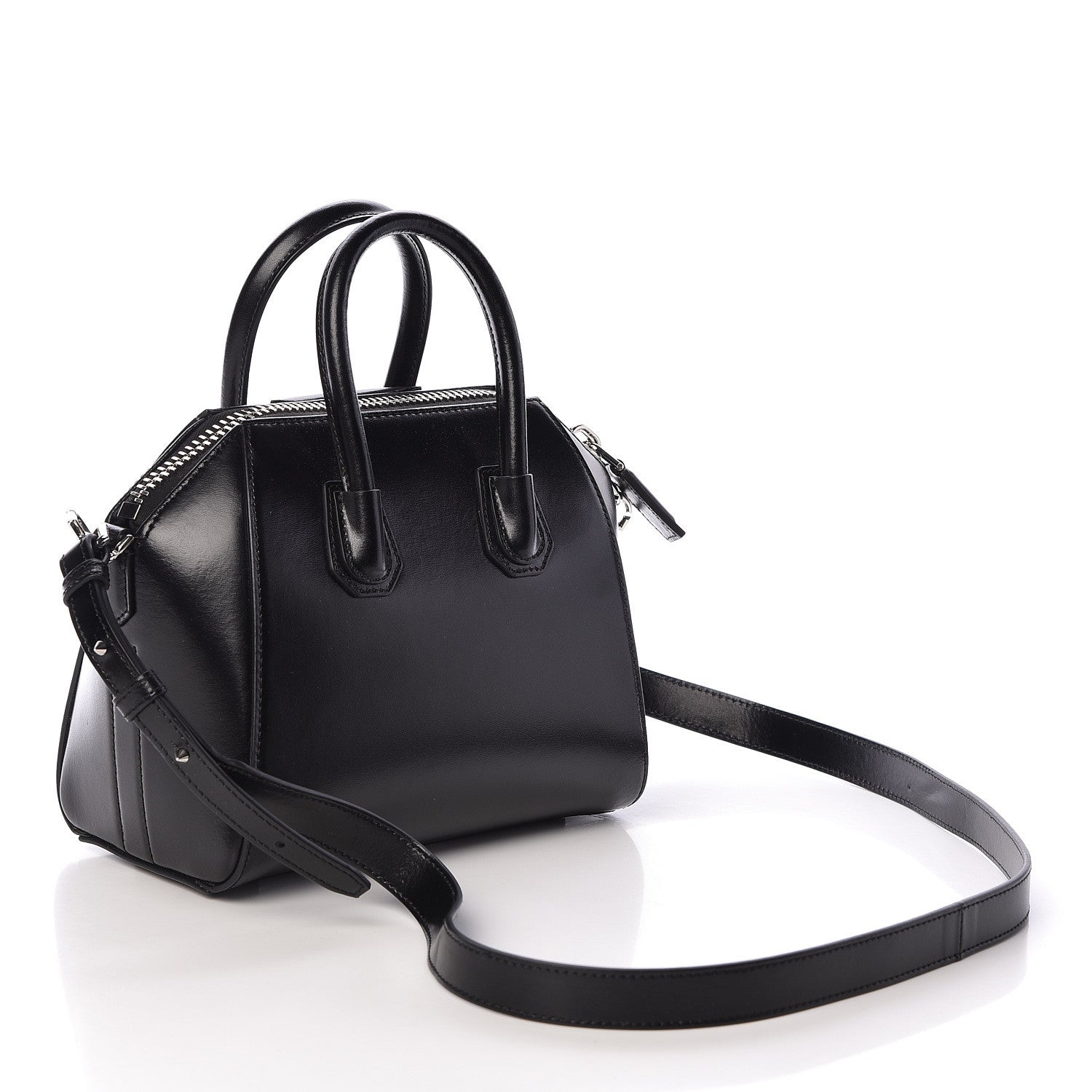 Givenchy Shiny Lord Calfskin Mini Antigona Black 3 of 11