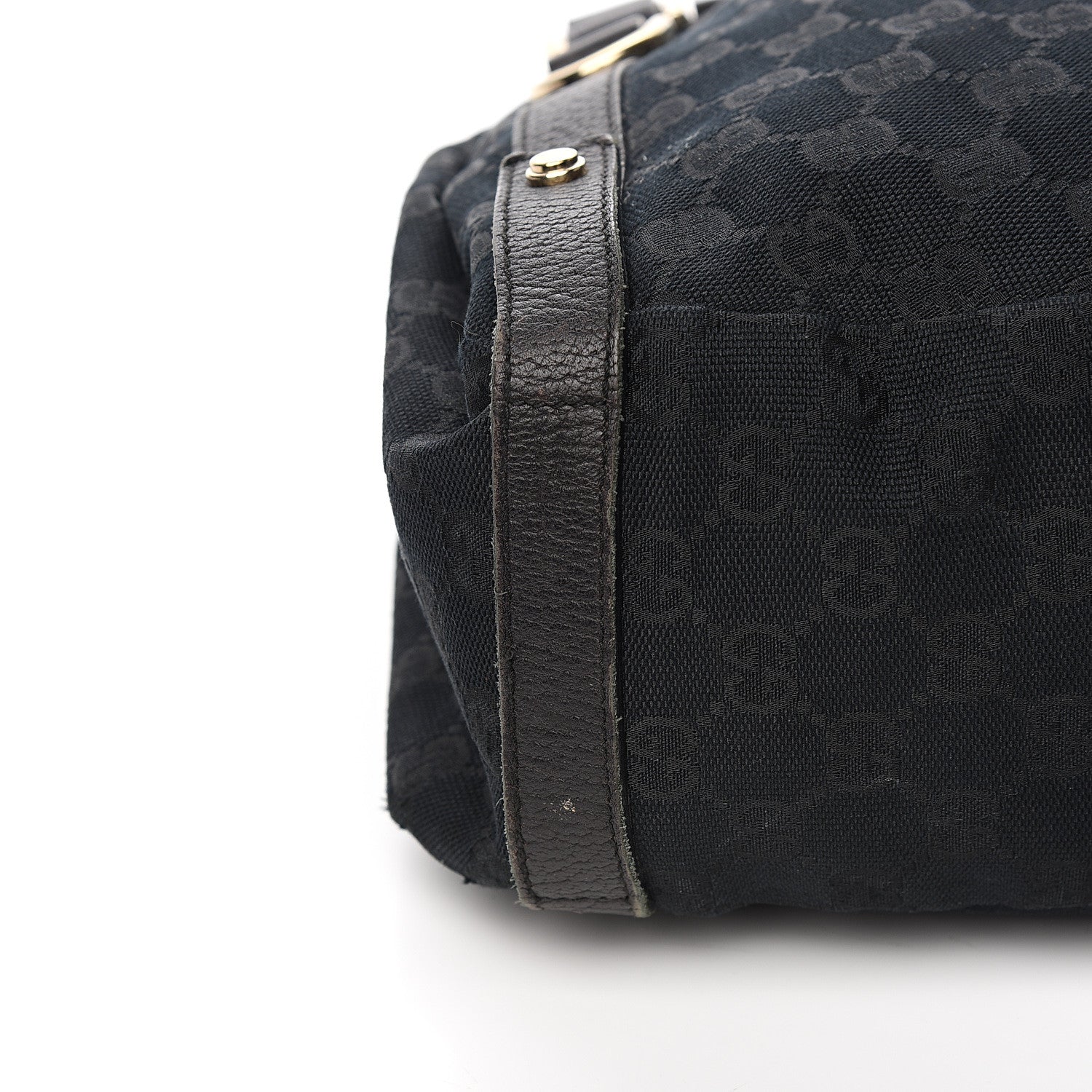 Gucci Monogram Medium Abbey Shoulder Bag Black 8 of 10