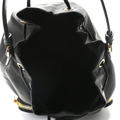 Prada Re-Nylon Duet Drawstring Shoulder Bag Black 7 of 7