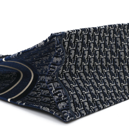 Christian Dior Oblique Velvet Large Book Tote Blue Multicolor 9 of 11