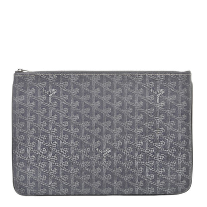 Goyard Goyardine Senat Pochette MM Grey 1 of 9