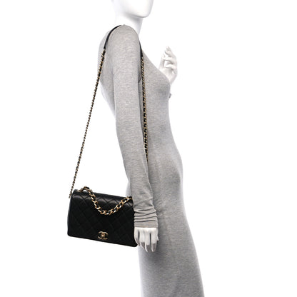 Chanel Caviar Quilted Medium Fashion Therapy Flap Bag Black 2 of 10