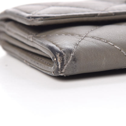 Chanel Lambskin Quilted CC Card Holder Green 9 of 16