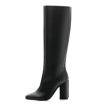 Hermes Calfskin Dressage Boots 36 Black 1 of 7