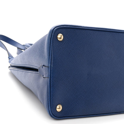 Prada Saffiano Cuir Open Promenade Tote Bluette 8 of 11