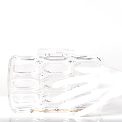 Gucci Plexiglass Aristrographic Box Clutch Translucent 2 of 11