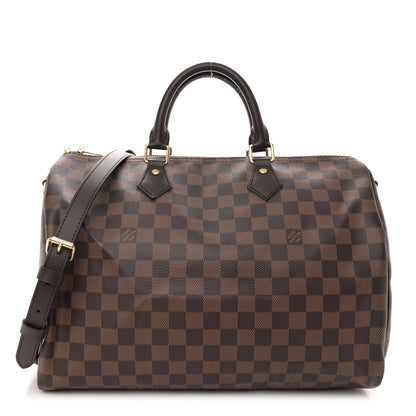 Louis Vuitton Damier Ebene Speedy Bandouliere 35 1 of 9