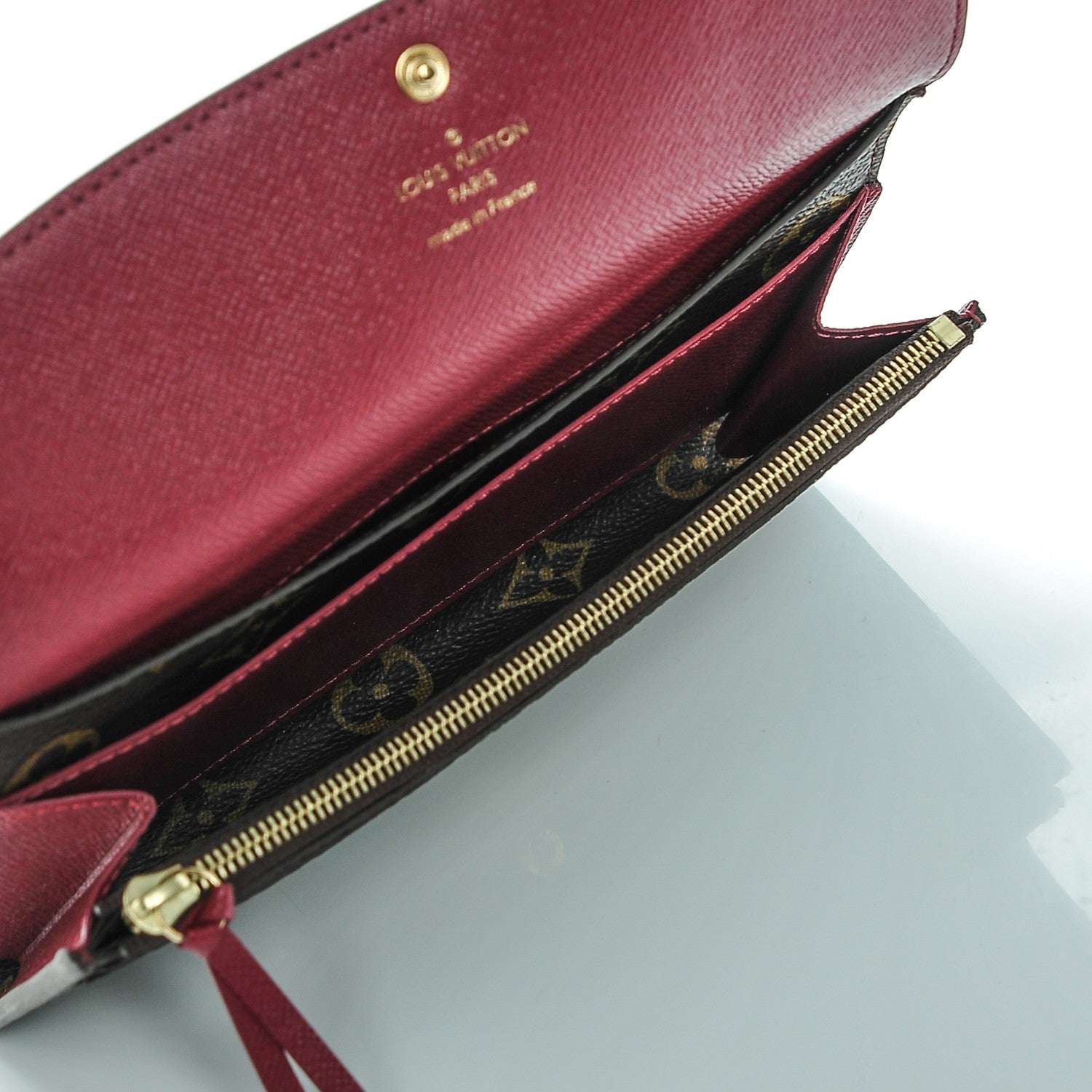 Louis Vuitton Monogram Emilie Wallet Fuchsia 6 of 6
