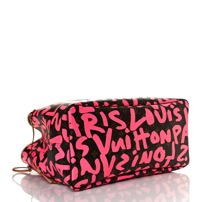 Louis Vuitton Monogram Graffiti Neverfull GM Fuchsia 4 of 9