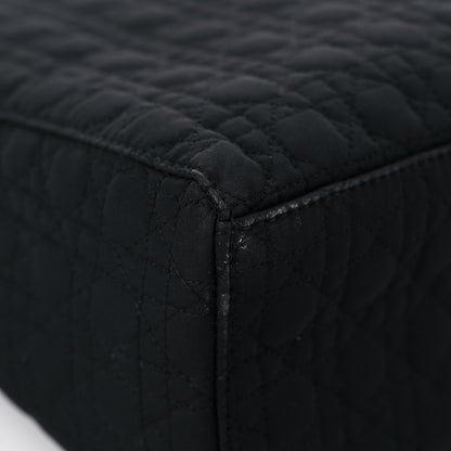 Christian Dior Nylon Cannage Large Lady Dior Black 8 of 14