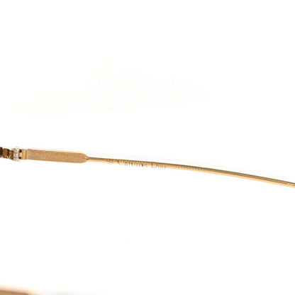 Christian Dior Reflected Prism Mirrored Sunglasses Black Gold 5 of 8