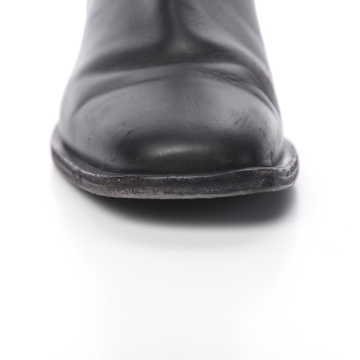 Chanel Calfskin Asymmetrical Mid Calf Boots 39 Black 7 of 15