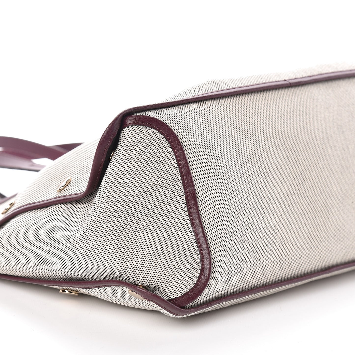 Canvas Medium Bond Shopper Tote Aubergine