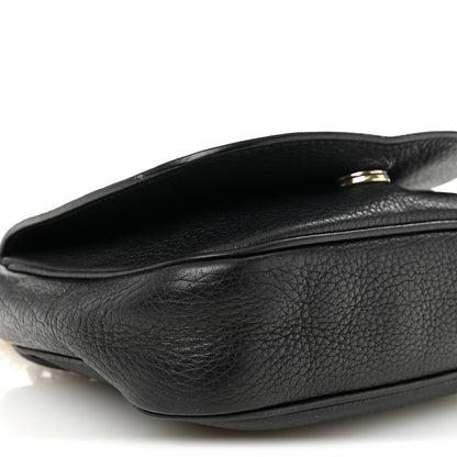 Gucci Pebbled Calfskin Small Soho Flap Crossbody Black 4 of 12