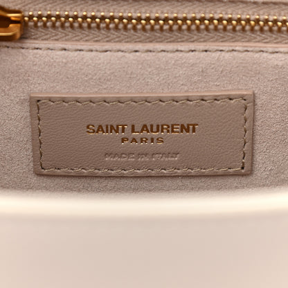 Saint Laurent Smooth Calfskin Le 5 A 7 Hobo Blanc Vintage 6 of 8