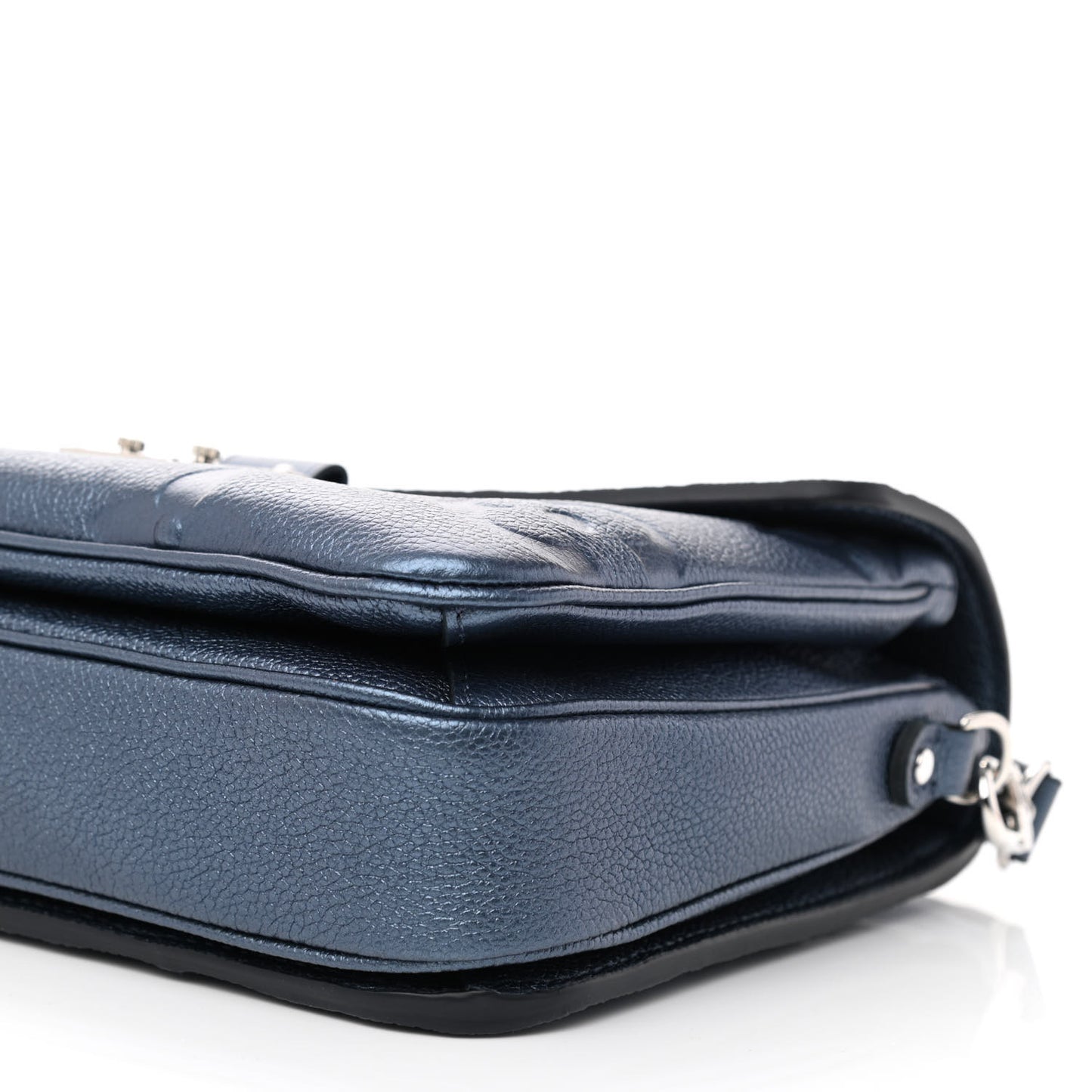 Metallic Empreinte Monogram Giant Pochette Metis Navy Nacre