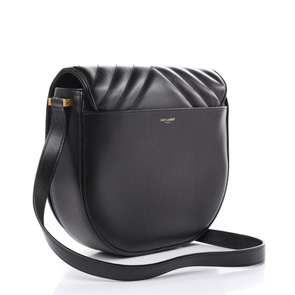 Saint Laurent Calfskin Quilted Y Joan Satchel Black 3 of 13