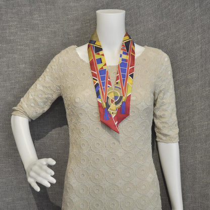Hermes Silk L'Art Indien Des Plaines Twilly 2 of 6